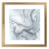 Modern Abstract Wall Art – Light Gray & White Minimalist Canvas