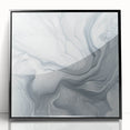 Modern Abstract Wall Art – Light Gray & White Minimalist Canvas