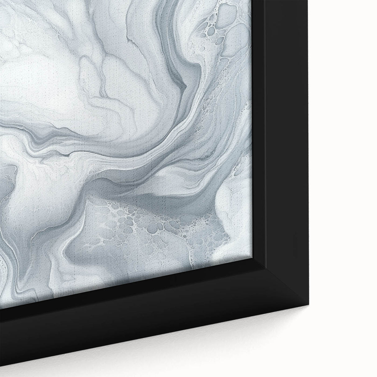 Modern Abstract Wall Art – Light Gray & White Minimalist Canvas