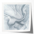 Modern Abstract Wall Art – Light Gray & White Minimalist Canvas