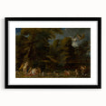 Baroque Forest Scene Wall Art – Mythological Elegance