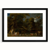 Baroque Forest Scene Wall Art – Mythological Elegance