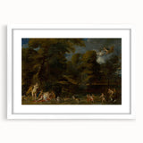 Baroque Forest Scene Wall Art – Mythological Elegance