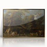 Baroque Forest Scene Wall Art – Mythological Elegance