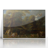 Baroque Forest Scene Wall Art – Mythological Elegance