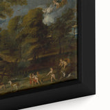 Baroque Forest Scene Wall Art – Mythological Elegance