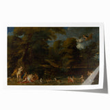 Baroque Forest Scene Wall Art – Mythological Elegance