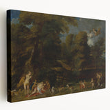 Baroque Forest Scene Wall Art – Mythological Elegance