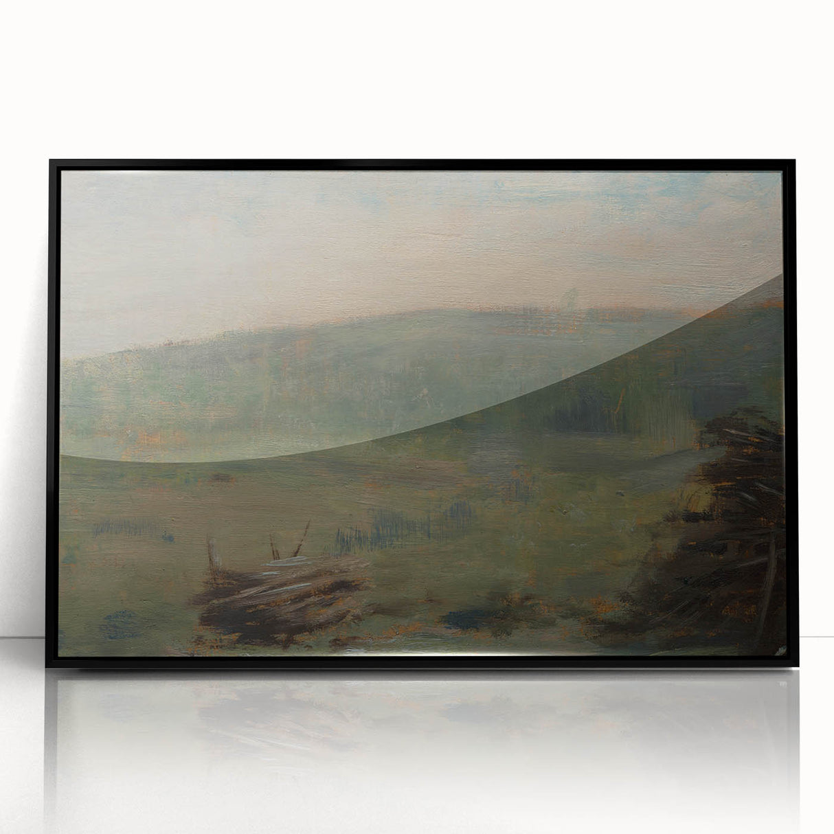 Impressionist Landscape - Saint-Ouen by Georges Seurat Print