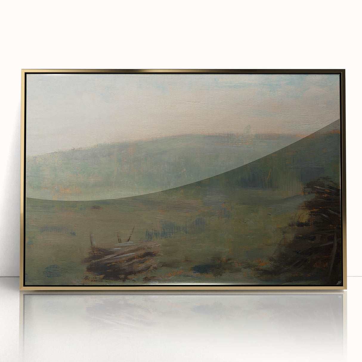 Impressionist Landscape - Saint-Ouen by Georges Seurat Print