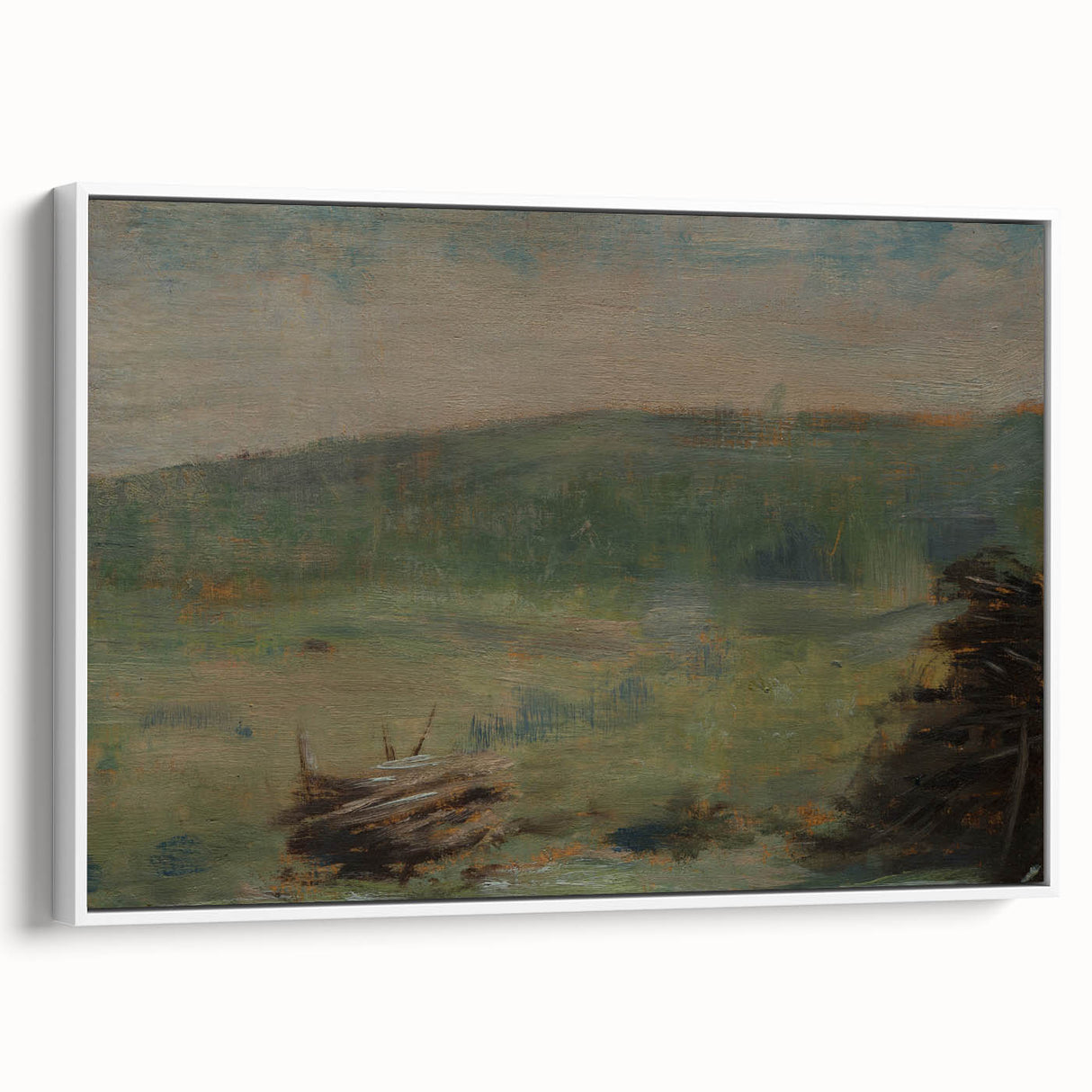 Impressionist Landscape - Saint-Ouen by Georges Seurat Print