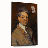 Modern Wall Art - Expressive Self-Portrait Print for Sophisticated Decor