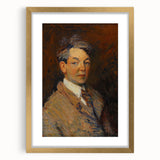 Modern Wall Art - Expressive Self-Portrait Print for Sophisticated Decor