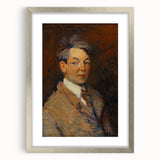 Modern Wall Art - Expressive Self-Portrait Print for Sophisticated Decor