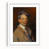 Modern Wall Art - Expressive Self-Portrait Print for Sophisticated Decor