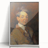 Modern Wall Art - Expressive Self-Portrait Print for Sophisticated Decor