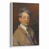 Modern Wall Art - Expressive Self-Portrait Print for Sophisticated Decor