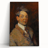 Modern Wall Art - Expressive Self-Portrait Print for Sophisticated Decor