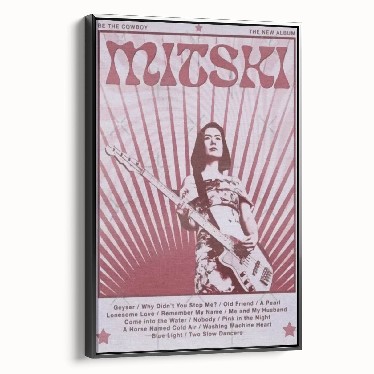 Mitski Retro Band Poster – Be The Cowboy Vintage Music Art