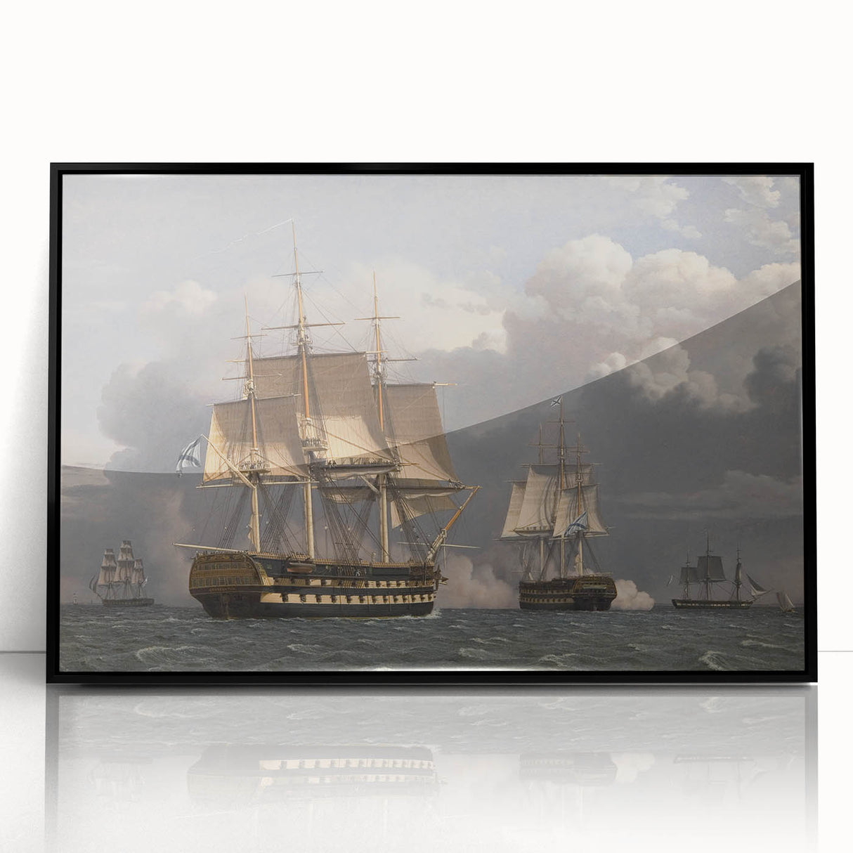 Realistic Wall Art of Sailing Ships - Classical Realism Art Canvas