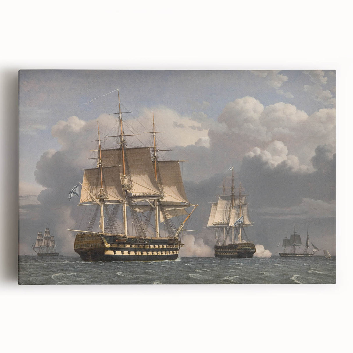 Realistic Wall Art of Sailing Ships - Classical Realism Art Canvas
