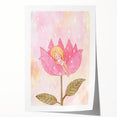 Sleeping Fairy in Flower Girls Room Wall Art - Dreamy Nursery Decor