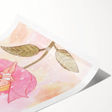 Sleeping Fairy in Flower Girls Room Wall Art - Dreamy Nursery Decor