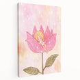 Sleeping Fairy in Flower Girls Room Wall Art - Dreamy Nursery Decor