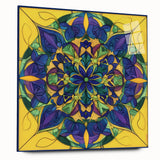Colorful Mandala Living Room Wall Art – Modern Canvas & Framed Print