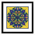 Colorful Mandala Living Room Wall Art – Modern Canvas & Framed Print