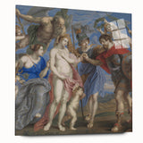 Baroque Mythological Battle Scene Wall Art – Timeless Classic Masterpiece