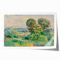Impressionist Landscape - Verdant Scene by Pierre-Auguste Renoir Print