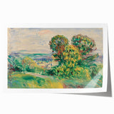 Impressionist Landscape - Verdant Scene by Pierre-Auguste Renoir Print