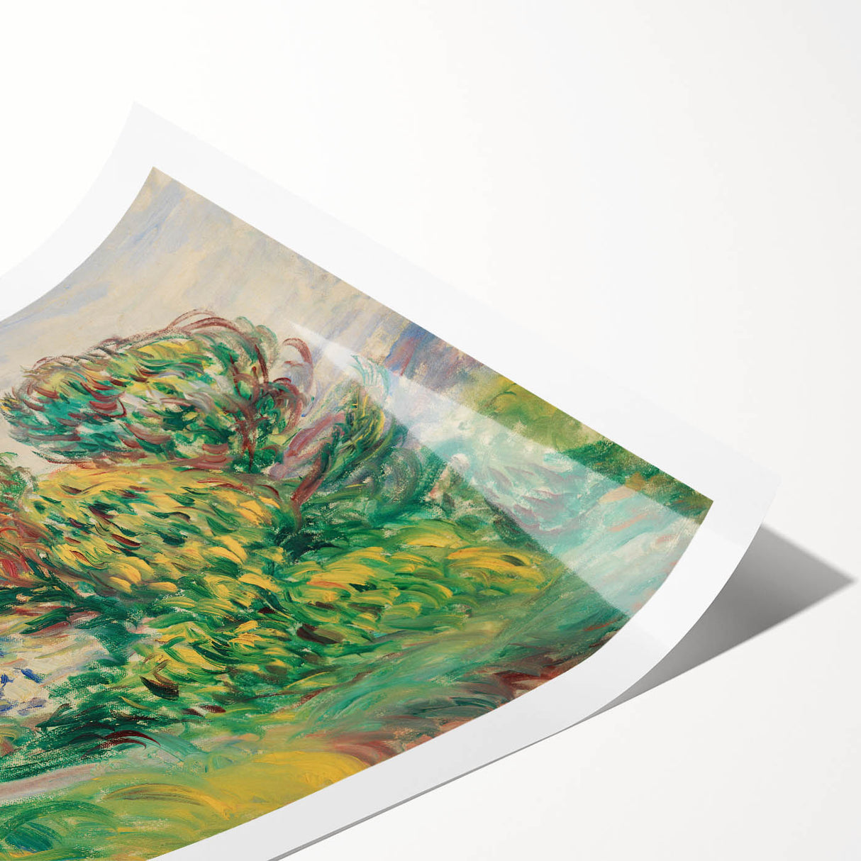 Impressionist Landscape - Verdant Scene by Pierre-Auguste Renoir Print