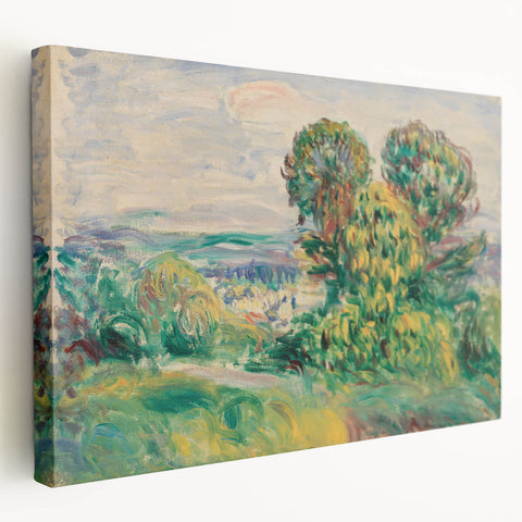 Impressionist Landscape - Verdant Scene by Pierre-Auguste Renoir Print