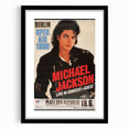 Michael Jackson Retro Poster – Vintage Concert Art 1988