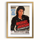 Michael Jackson Retro Poster – Vintage Concert Art 1988