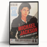 Michael Jackson Retro Poster – Vintage Concert Art 1988