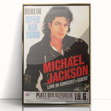 Michael Jackson Retro Poster – Vintage Concert Art 1988