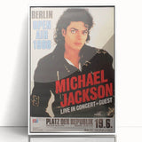 Michael Jackson Retro Poster – Vintage Concert Art 1988