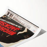 Michael Jackson Retro Poster – Vintage Concert Art 1988