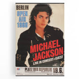 Michael Jackson Retro Poster – Vintage Concert Art 1988