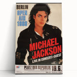 Michael Jackson Retro Poster – Vintage Concert Art 1988