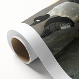 Dramatic Realism Art of Ducks in Flight - Fine Art Realism Canvas