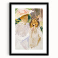 Romanticism Art: Woman with Collie - Famous Watercolor by John Sargent