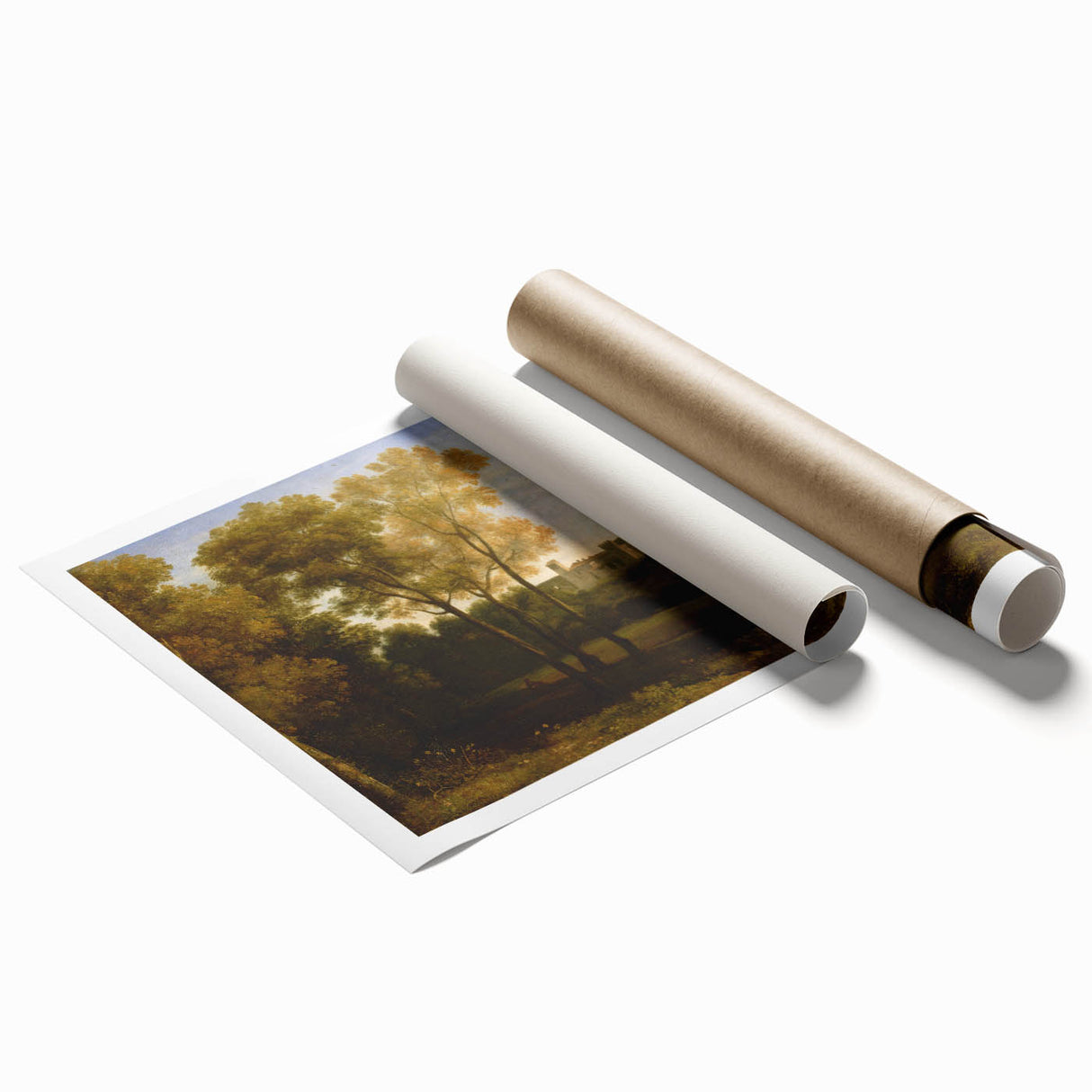 Baroque Landscape Wall Art – Serene Pastoral Scene