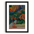Tahitian Landscape Wall Art - Gauguin’s Mahana Maa, Exotic Impressionist Print