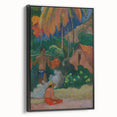Tahitian Landscape Wall Art - Gauguin’s Mahana Maa, Exotic Impressionist Print