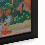 Tahitian Landscape Wall Art - Gauguin’s Mahana Maa, Exotic Impressionist Print