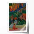 Tahitian Landscape Wall Art - Gauguin’s Mahana Maa, Exotic Impressionist Print
